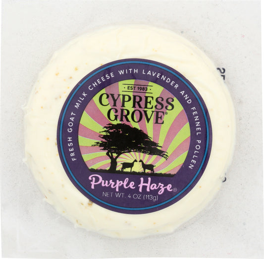 CYPRESS GROVE: Purple Haze Disk Cheese, 4 oz - Vending Business Solutions