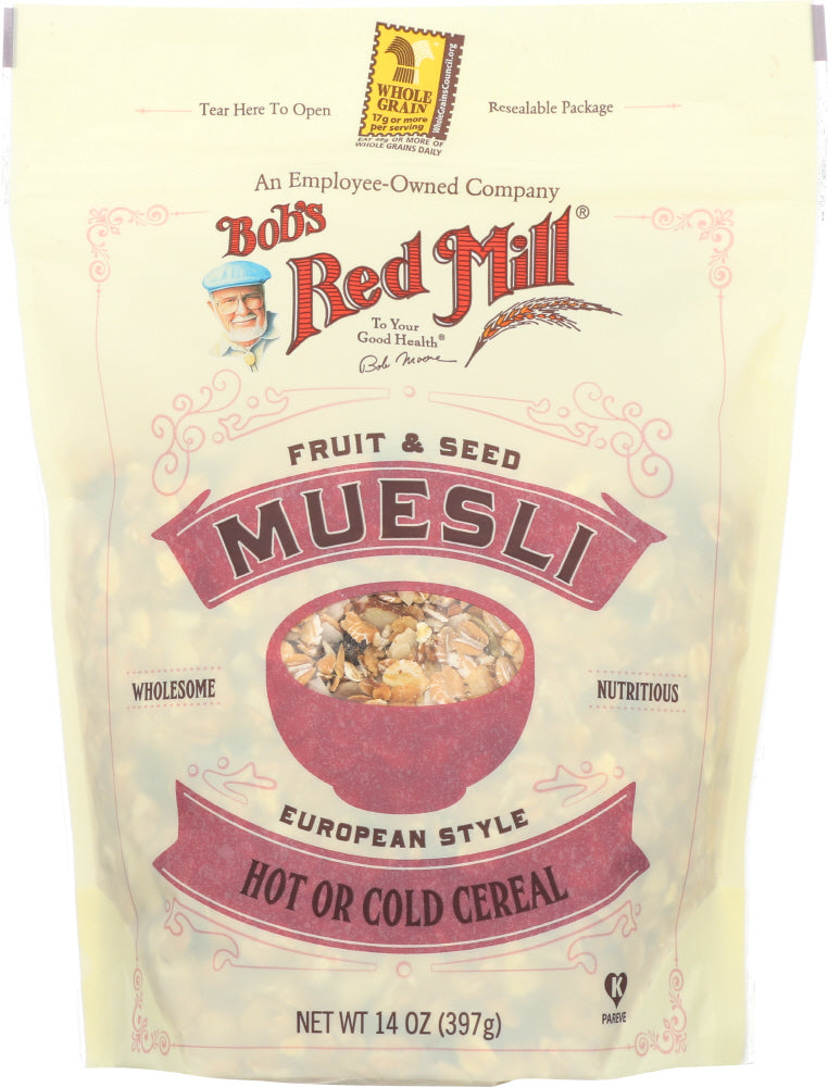 BOBS RED MILL: Fruit and Seed Muesli Cereal, 14 oz - Vending Business Solutions