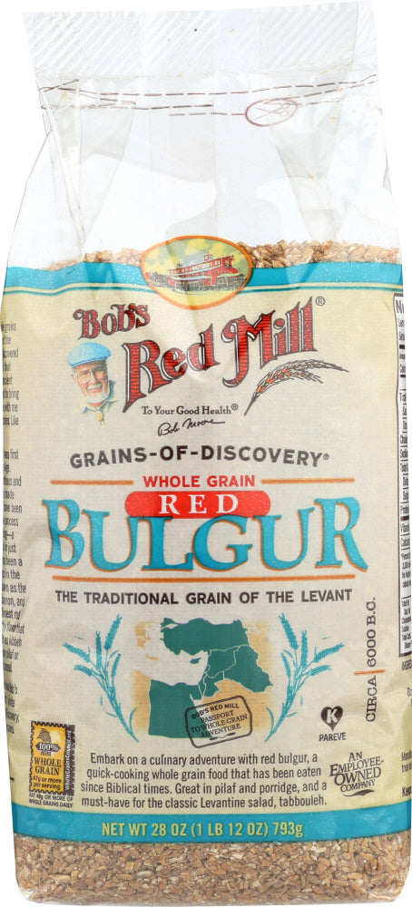 BOBS RED MILL: Whole Grain Red Bulgur, 28 oz - Vending Business Solutions