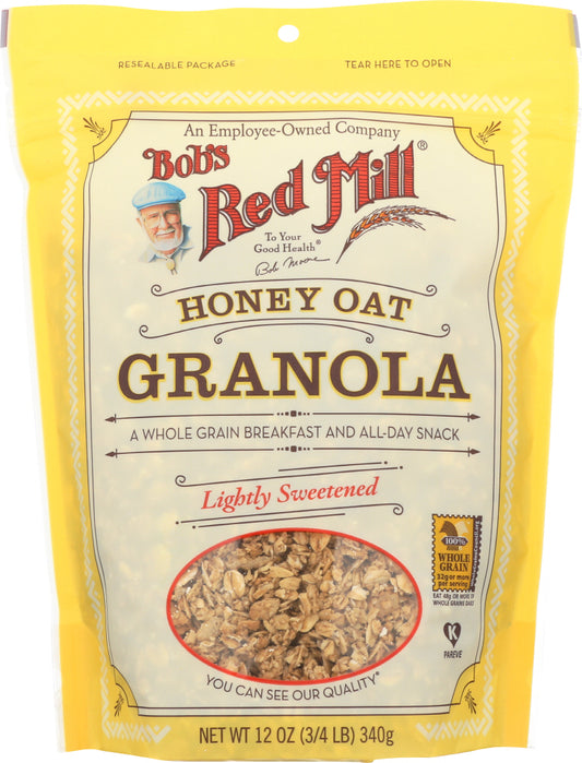 BOBS RED MILL: Honey Oat Granola Cereal, 12 oz - Vending Business Solutions