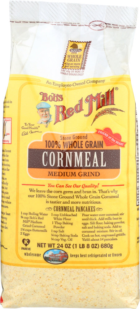 BOBS RED MILL: Medium Grind Cornmeal, 24 oz - Vending Business Solutions