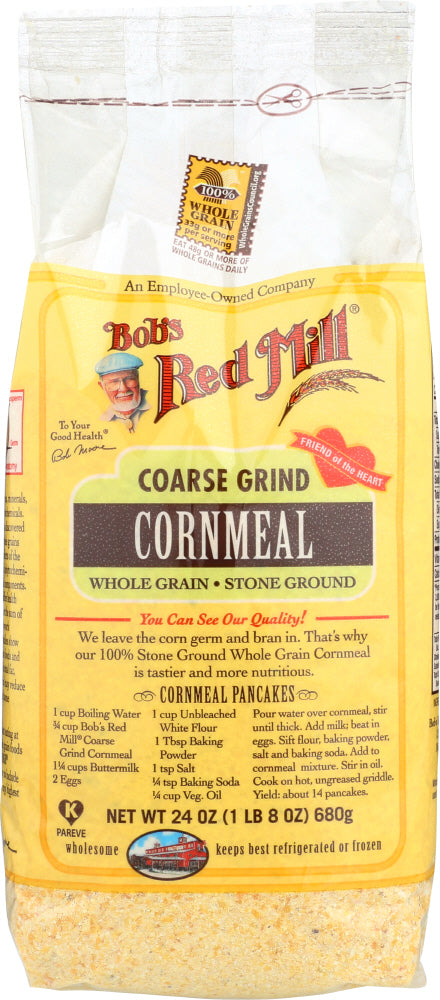 BOBS RED MILL: Coarse Grind Cornmeal, 24 oz - Vending Business Solutions