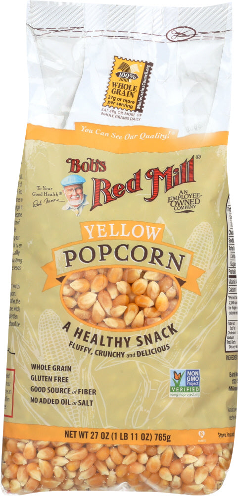 BOBS RED MILL: Yellow Popcorn, 27 oz - Vending Business Solutions