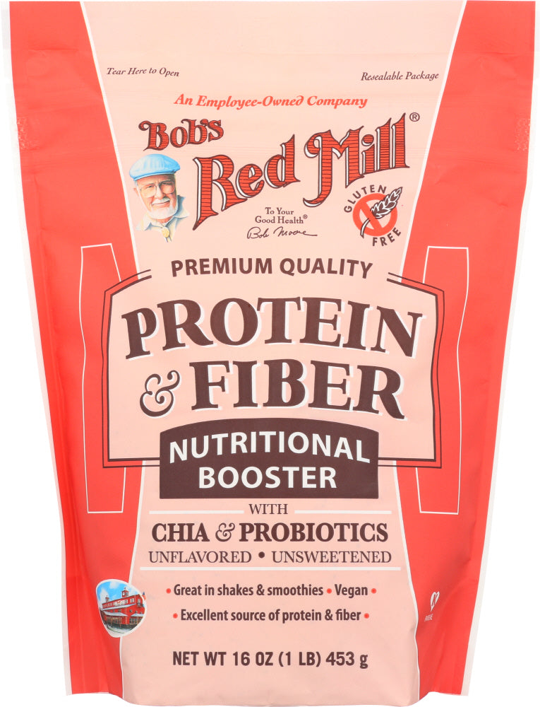 BOBS RED MILL: Protein & Fiber Nutritional Booster, 16 oz - Vending Business Solutions