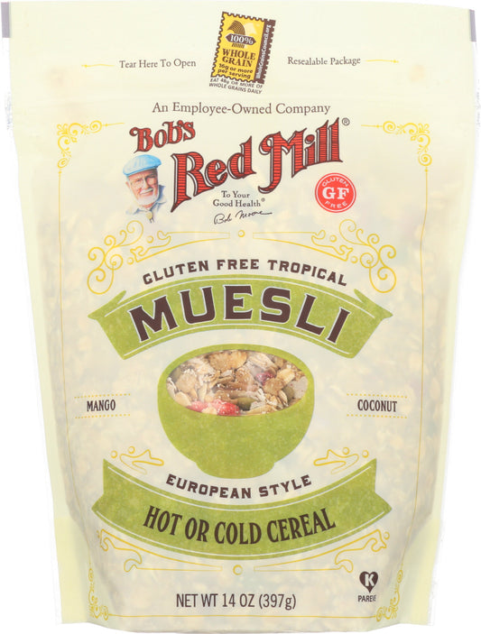 BOBS RED MILL: Gluten Free Tropical Muesli, 14 oz - Vending Business Solutions