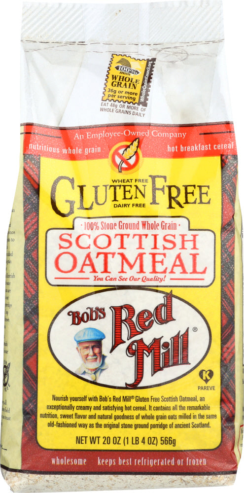 BOB'S RED MILL: Gluten Free Scottish Oatmeal, 20 oz - Vending Business Solutions