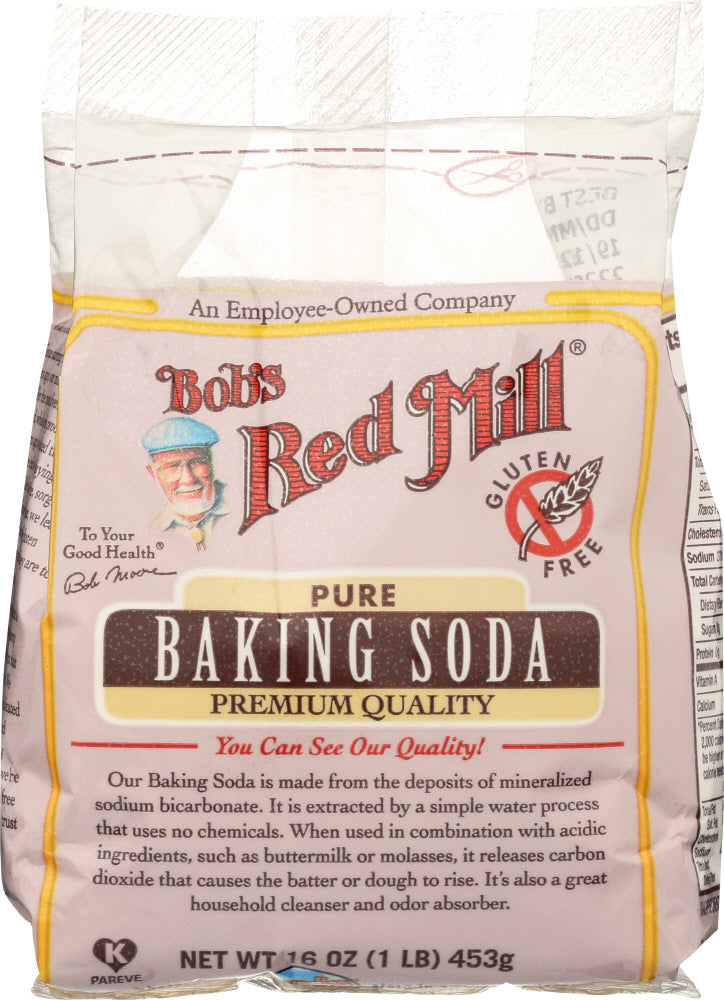 BOB'S RED MILL: Gluten Free Pure Baking Soda, 16 Oz - Vending Business Solutions
