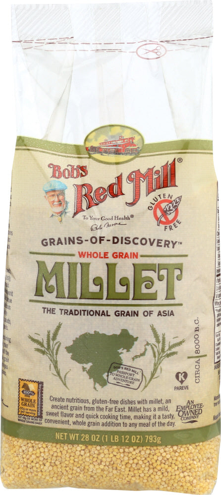 BOBS RED MILL: Whole Grain Millet, 28 Oz - Vending Business Solutions