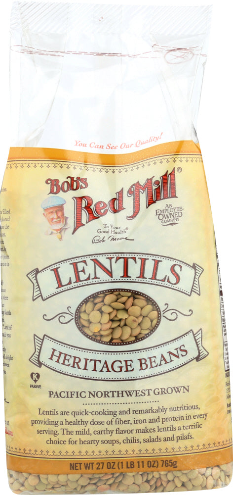 BOB'S RED MILL: Heritage Bean Lentils, 27 oz - Vending Business Solutions