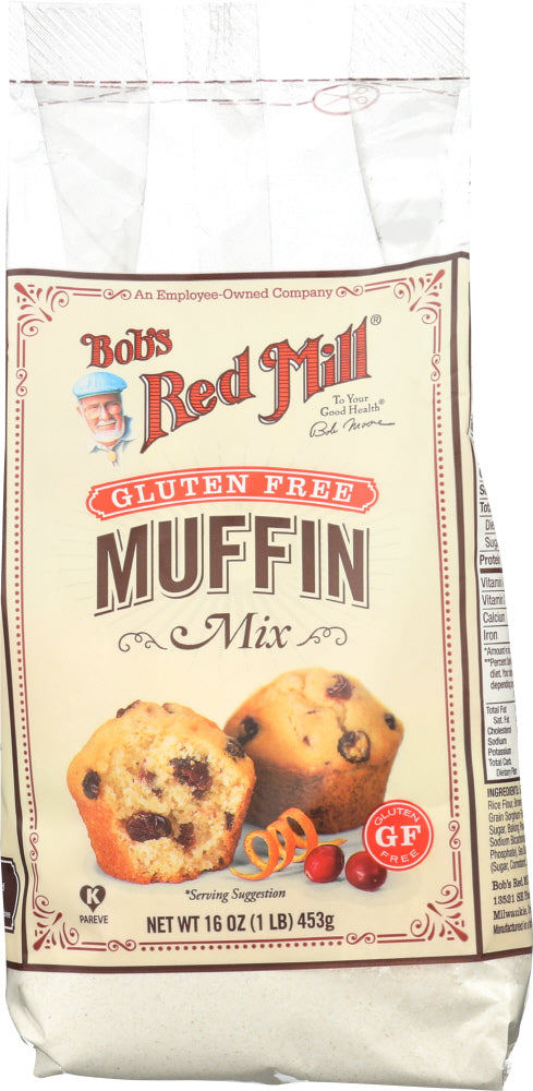 BOB'S RED MILL: Gluten Free Muffin Mix, 16 oz - Vending Business Solutions