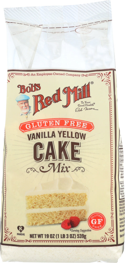 BOB'S RED MILL: Gluten Free Vanilla Cake Mix, 19 oz - Vending Business Solutions