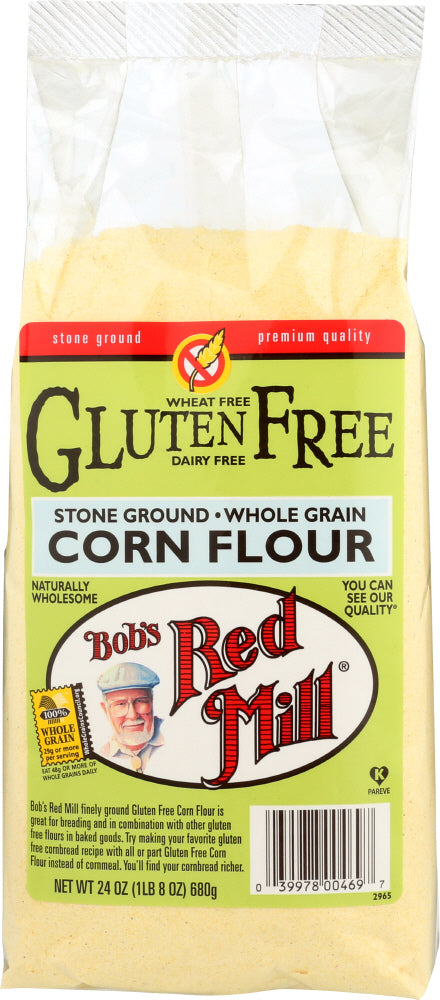 BOB'S RED MILL: Gluten Free Corn Flour, 24 oz - Vending Business Solutions