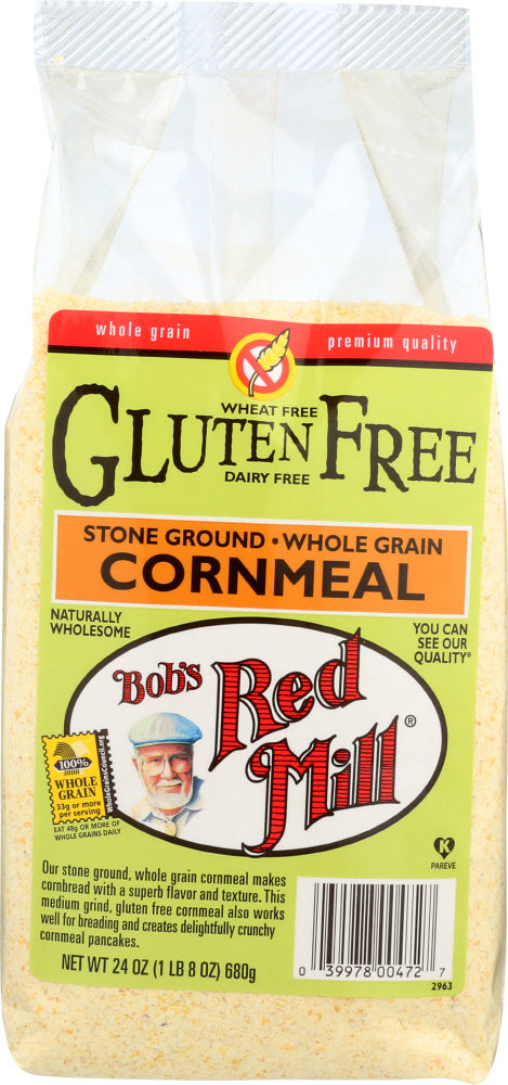 BOB'S RED MILL: Gluten Free Cornmeal, 24 oz - Vending Business Solutions