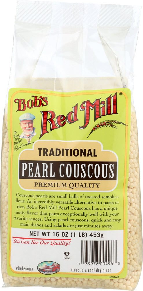 BOBS RED MILL: Traditional Pearl Couscous, 16 oz - Vending Business Solutions