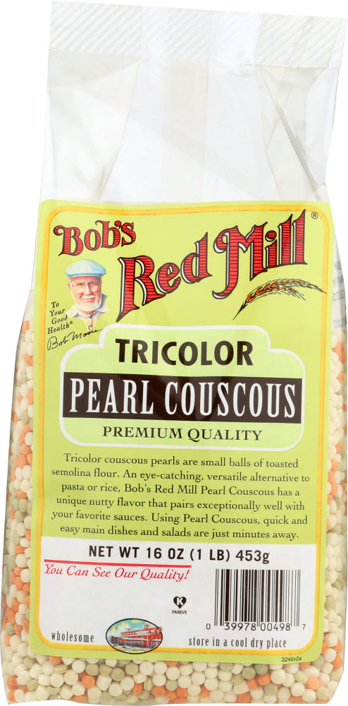 BOBS RED MILL: Tricolor Pearl Couscous, 16 oz - Vending Business Solutions