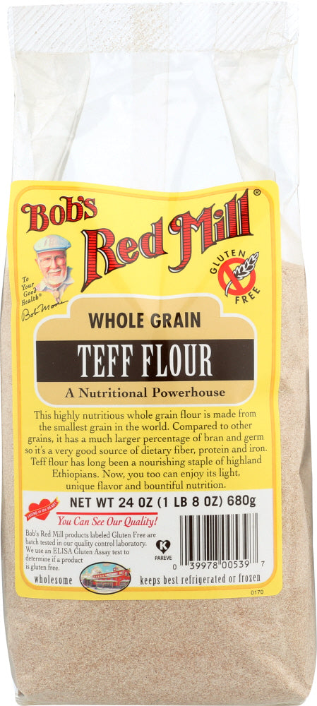 BOBS RED MILL:  Whole Grain Teff Flour, 24 oz - Vending Business Solutions