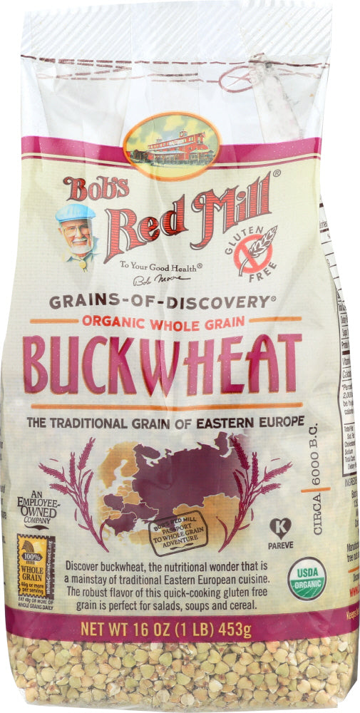 BOBS RED MILL: Groat Buckwheat Organic Gluten Free, 16 oz - Vending Business Solutions