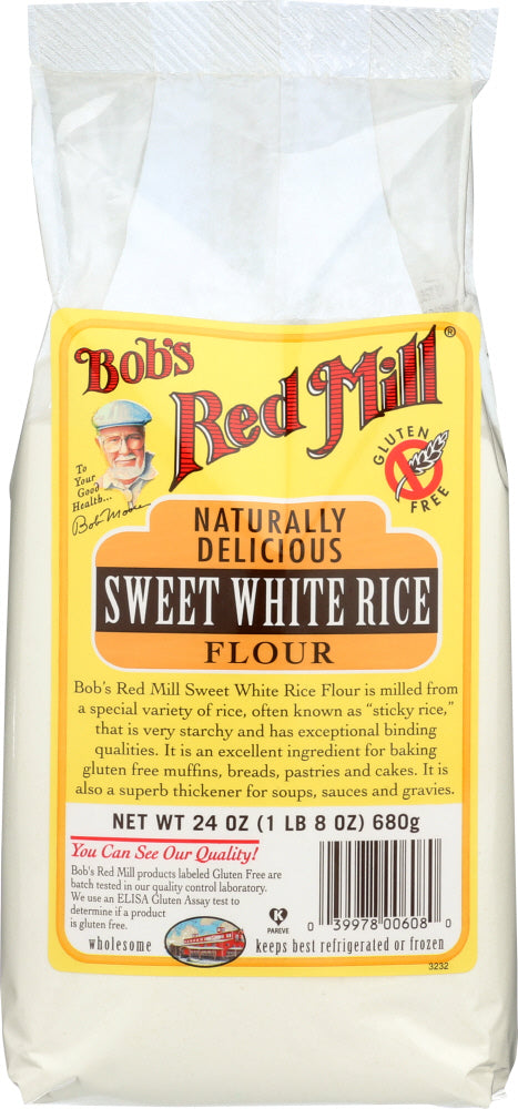 BOB'S RED MILL: Sweet White Rice Flour, 24 oz - Vending Business Solutions
