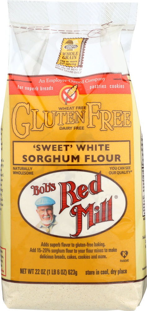 BOB'S RED MILL: Gluten Free Sweet White Sorghum Flour, 22 oz - Vending Business Solutions