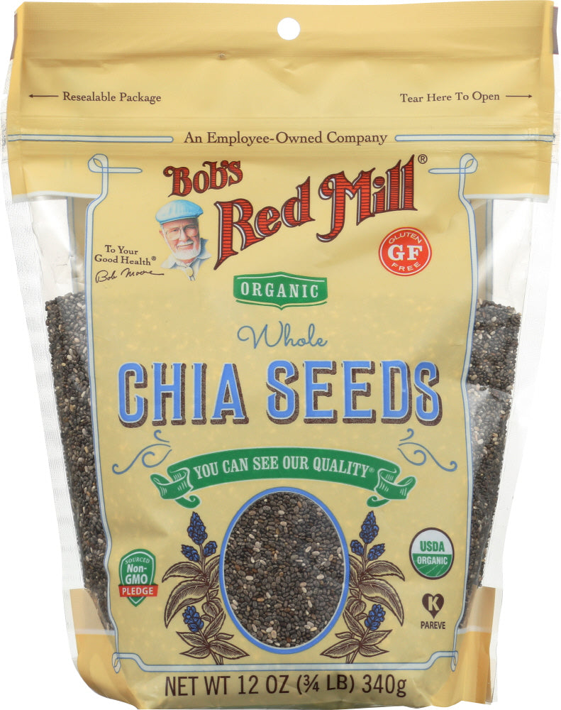 BOBS RED MILL: Organic Whole Chia Seeds, 12 oz - Vending Business Solutions
