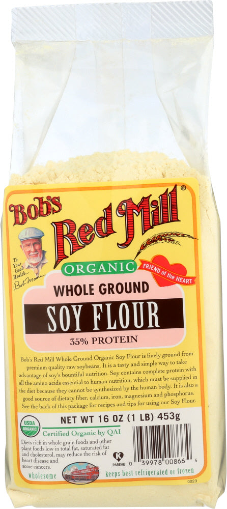 BOBS RED MILL: Organic Soy Flour, 16 oz - Vending Business Solutions
