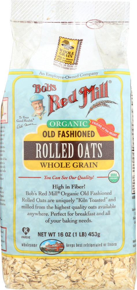 BOBS RED MILL: Organic Old Fashioned Rolled Oats, 16 oz - Vending Business Solutions