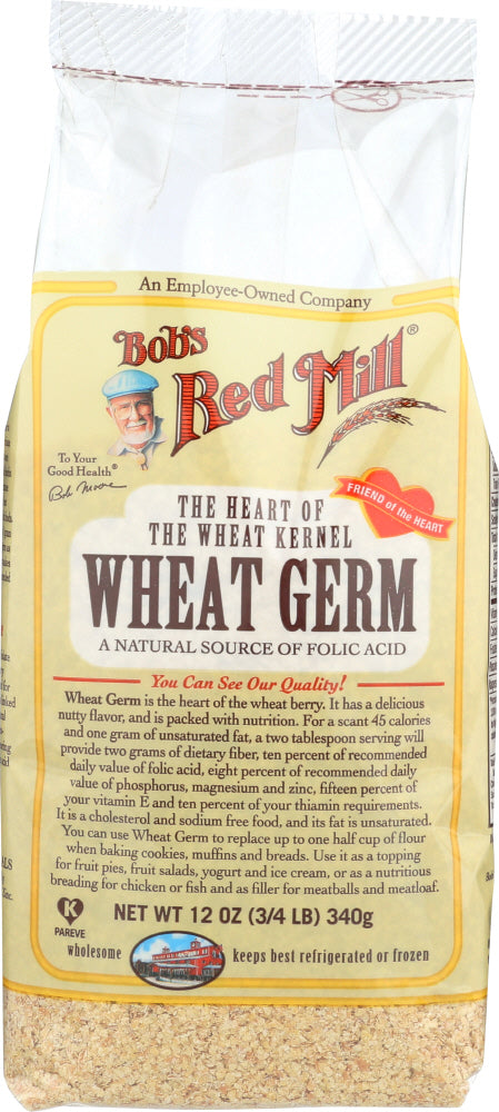 BOBS RED MILL: Natural Raw Wheat Germ, 12 Oz - Vending Business Solutions