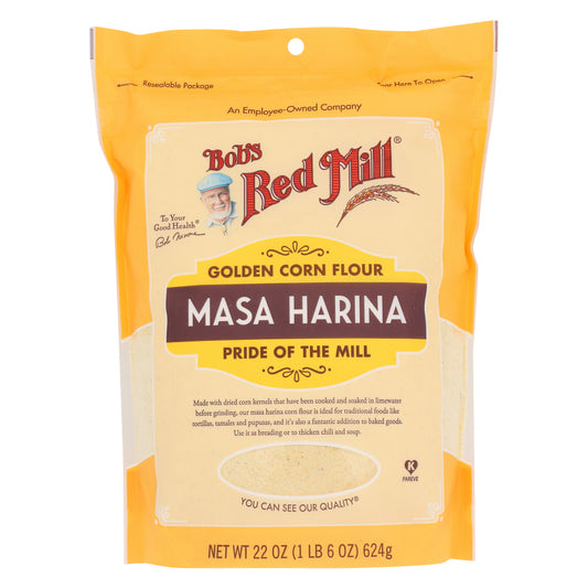 BOB'S RED MILL: Golden Corn Flour Masa Harina, 22 oz - Vending Business Solutions