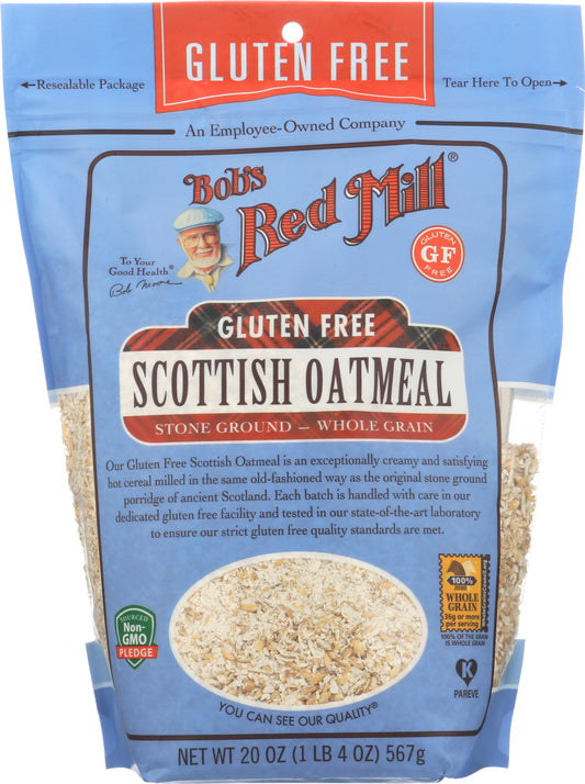 BOBS RED MILL: Gluten Free Scottish Oatmeal, 20 oz - Vending Business Solutions