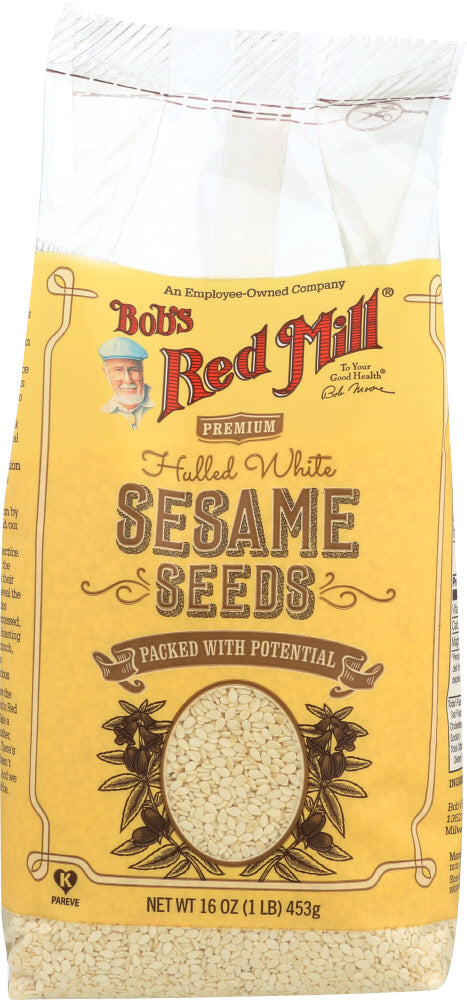 BOBS RED MILL: White Hulled Sesame Seeds, 16 oz - Vending Business Solutions