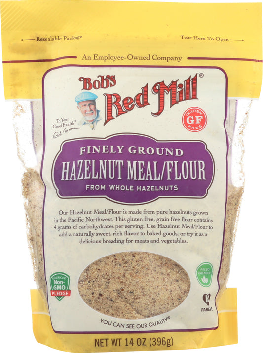 BOBS RED MILL: Finely Ground Hazelnut Meal/Flour, 14 oz - Vending Business Solutions
