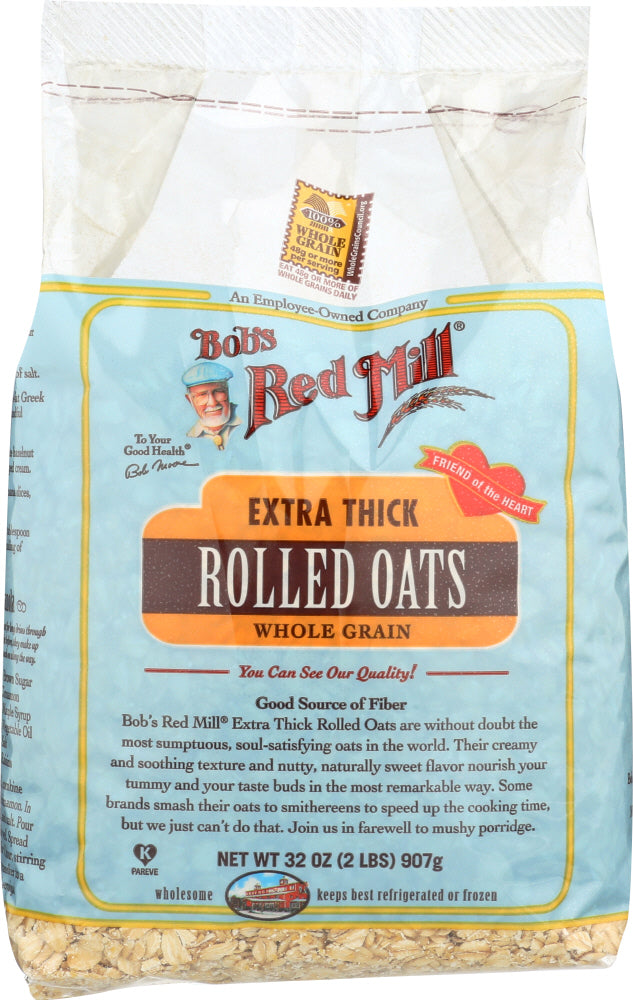 BOBS RED MILL: Extra Thick Rolled Oats, 32 oz - Vending Business Solutions
