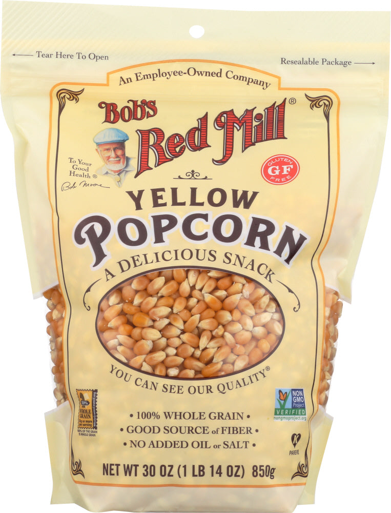 BOBS RED MILL: Yellow Popcorn Whole, 30 oz - Vending Business Solutions