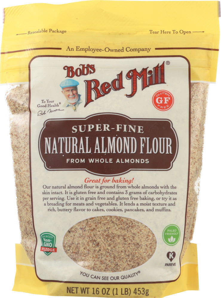 BOBS RED MILL: Super-Fine Natural Almond Flour, 16 oz - Vending Business Solutions
