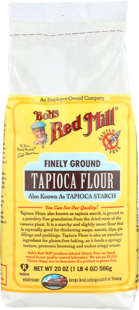 BOB'S RED MILL: Tapioca Flour Finely Ground, 20 Oz - Vending Business Solutions