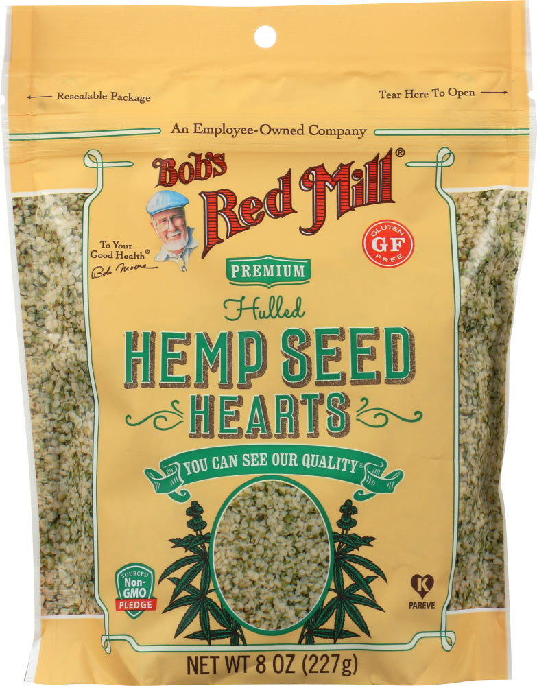 BOBS RED MILL: Hulled Hemp Seed Hearts, 8 oz - Vending Business Solutions