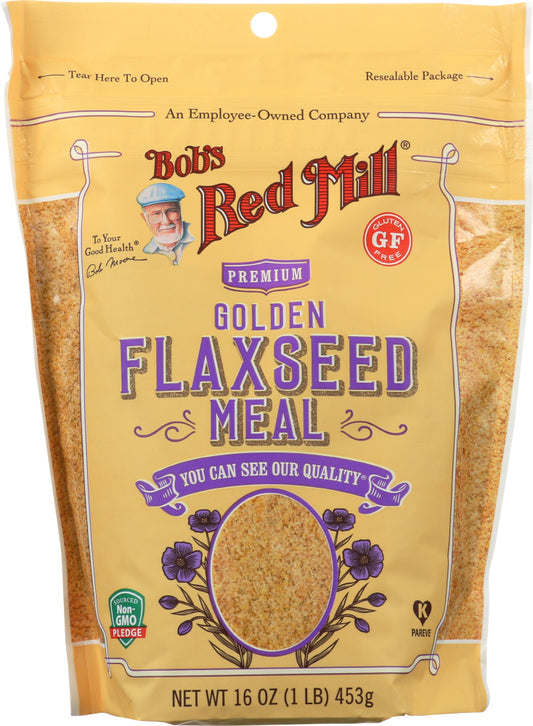 BOBS RED MILL: Premium Golden Flaxseed Meal, 16 oz - Vending Business Solutions