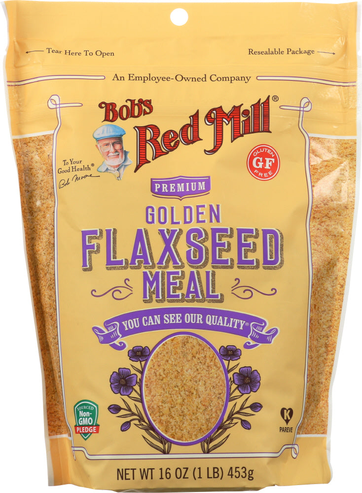 BOBS RED MILL: Premium Golden Flaxseed Meal, 16 oz - Vending Business Solutions