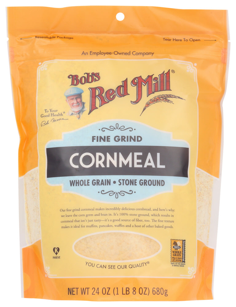 BOB'S RED MILL: Fine Grind Cornmeal, 24 oz - Vending Business Solutions