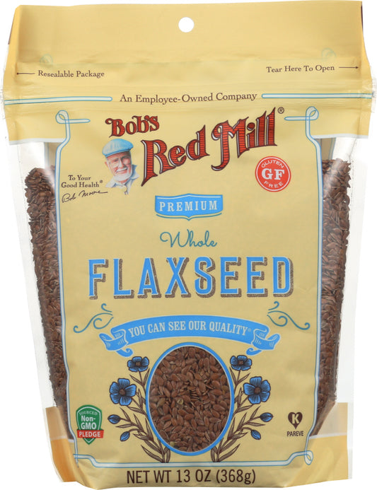 BOBS RED MILL: Premium Whole Flaxseed Brown, 13 oz - Vending Business Solutions