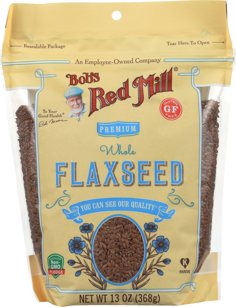 BOBS RED MILL: Premium Whole Flaxseed Brown, 13 oz - Vending Business Solutions