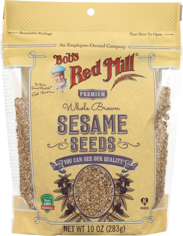 BOBS RED MILL: Whole Brown Sesame Seeds, 10 oz - Vending Business Solutions