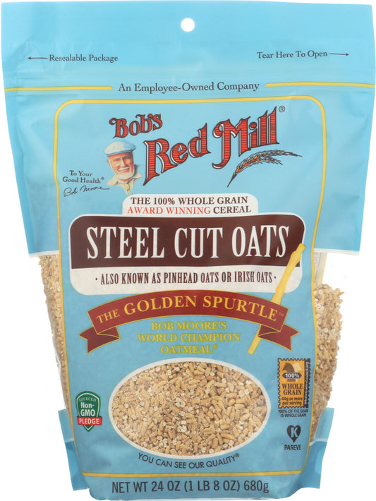 BOBS RED MILL: Steel Cut Oats, 24 oz - Vending Business Solutions