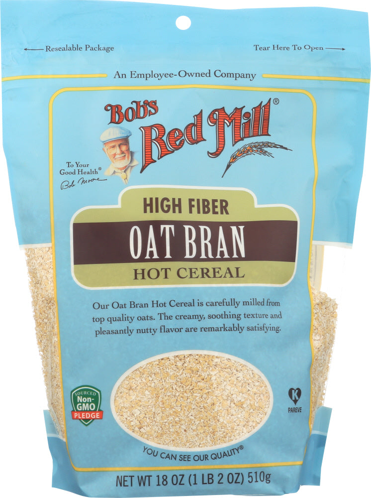 BOB'S RED MILL: High Fiber Oat Bran Hot Cereal, 18 oz - Vending Business Solutions