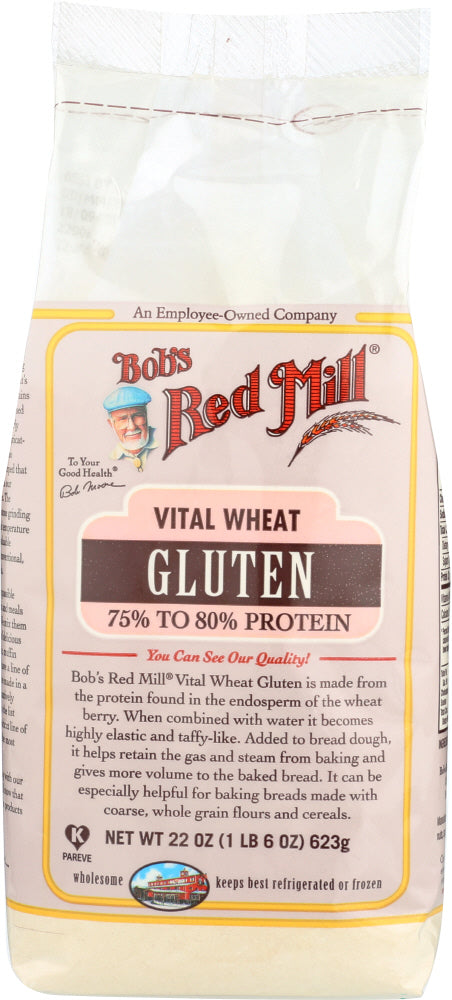 BOBS RED MILL:  Vital Wheat Gluten Flour, 22 oz - Vending Business Solutions