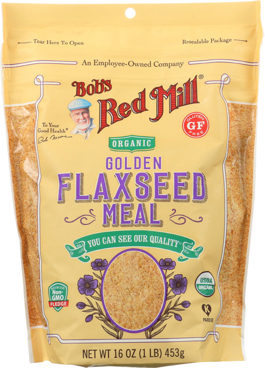 BOBS RED MILL: Organic Golden Flaxseed Meal, 16 oz - Vending Business Solutions