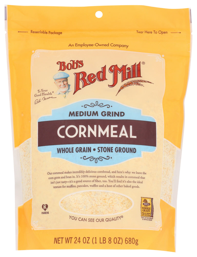 BOB'S RED MILL: Medium Grind Cornmeal, 24 oz - Vending Business Solutions