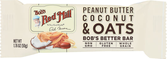 BOBS RED MILL: Peanut Butter Coconut & Oats Better Bar, 1.76 oz - Vending Business Solutions