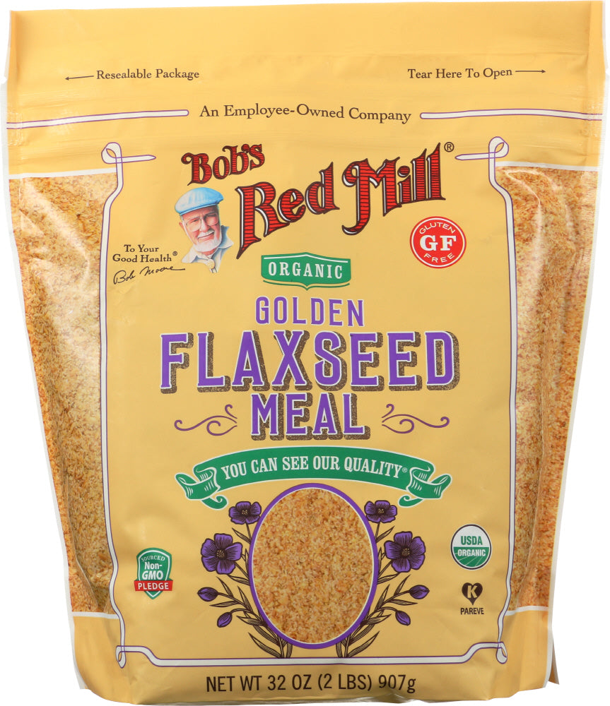 BOBS RED MILL: Organic Golden Flaxseed Meal, 32 oz - Vending Business Solutions