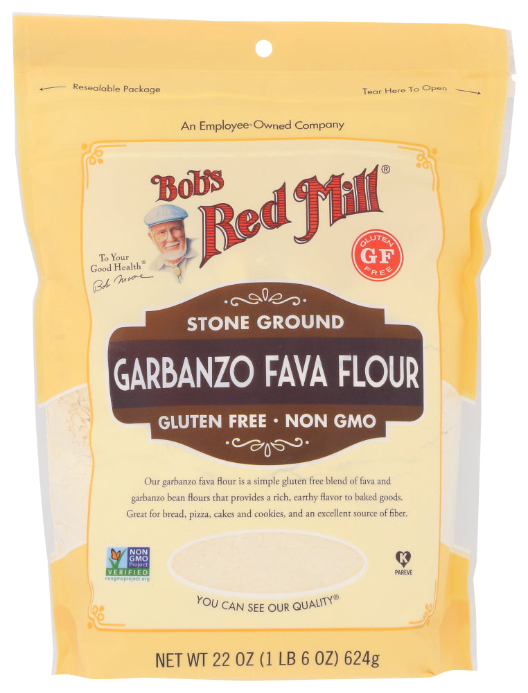 BOB'S RED MILL: Gluten Free Garbanzo Fava Flour, 22 oz - Vending Business Solutions